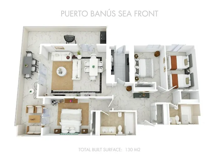 Vacation I Puerto Banus Sea Front, View, 24-7 Security, Pool * ماربيا