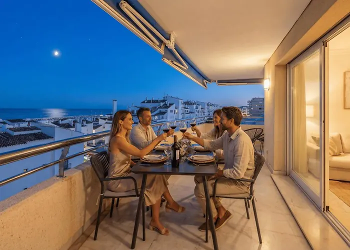 Vacation I Puerto Banus Sea Front, View, 24-7 Security, Pool Apartment Marbella